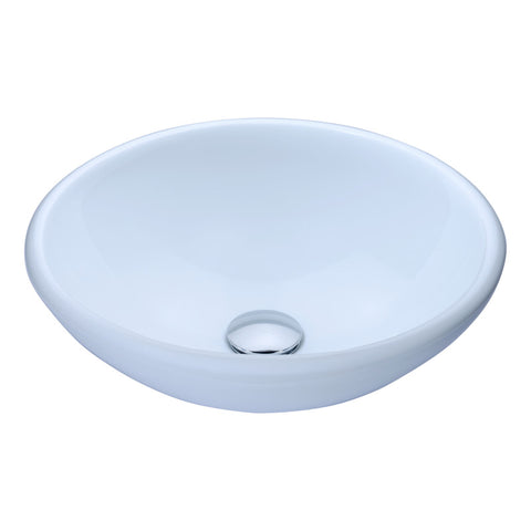 LS-AZ036 - ANZZI Egret Series Vessel Sink in White