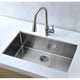 K-AZ3219-1A - Vanguard Undermount Stainless Steel 32 in. 0-Hole Single Bowl Kitchen Sink in Brushed Satin