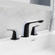 L-AZ905MB-CH - ANZZI 2-Handle 3-Hole 8 in. Widespread Bathroom Faucet With Pop-up Drain in Matte Black & Chrome