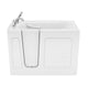 ANZZI Value Series 26 in. x 53 in. Left Drain Quick Fill Walk-In Soaking Tub in White