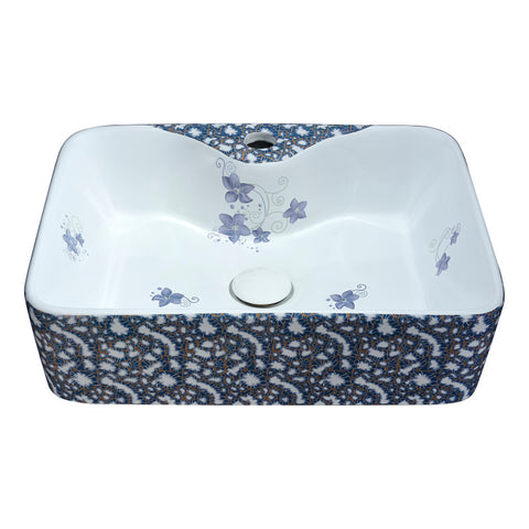 LS-AZ273 - ANZZI Cotta Series Ceramic Vessel Sink in Blue