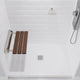 Kind 20 in. Teak Wall Mounted Folding Shower Seat