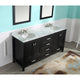 V-CHN012-72 - ANZZI Chateau 72 in. W x 36 in. H Bathroom Vanity Set in Rich Black