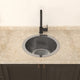 Rumelia Drop-in Handmade Copper 17 in. 0-Hole Single Bowl Kitchen Sink in Hammered Nickel