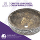 ANZZI Umbral Ash Vessel Sink in Blue Stone