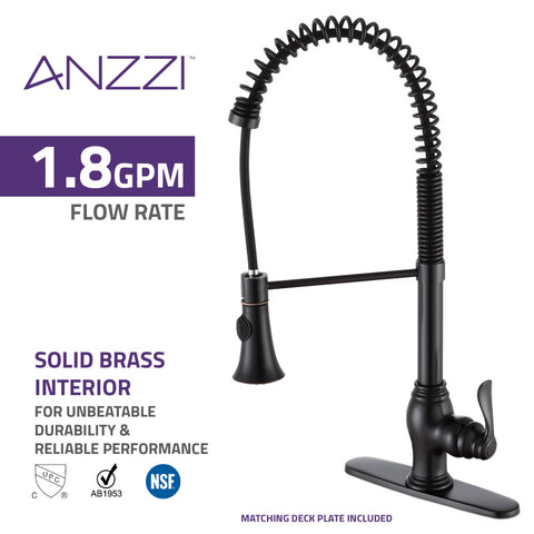 ANZZI Bastion Single Handle Standard Kitchen Faucet