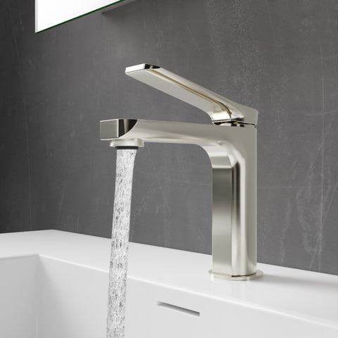 L-AZ900BN - ANZZI Single Handle Single Hole Bathroom Faucet With Pop-up Drain in Brushed Nickel