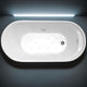 FT-AZ203 - ANZZI ANZZI Janet Series 67 in. Freestanding Acrylic Air and Whirlpool Bathtub with Touch Sensitive Control and Chroma Lights