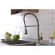 KF-AZ194BN - ANZZI Step Single Handle Pull-Down Sprayer Kitchen Faucet in Brushed Nickel