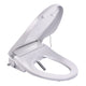 Smart Bidet Seat with Auto Lid, Heated, Warm Water, Air Dryer, Self Cleaning, Lady Wash, Deodorizer, and Classic Remote