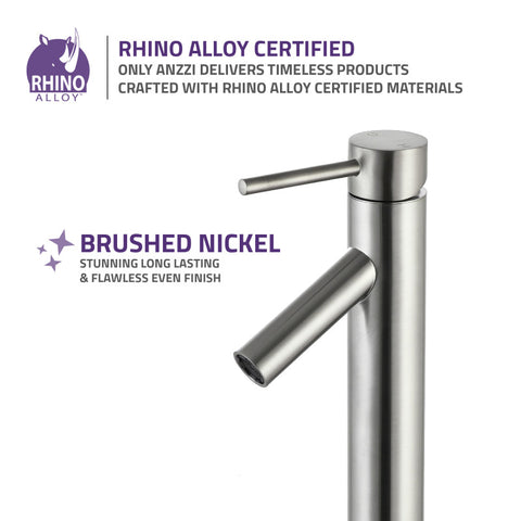 ANZZI Valle Single Hole Single Handle Bathroom Faucet