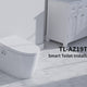 ENVO Dia Series 1.28 GPF 1-piece Auto Open Smart Bidet Toilet in White with Dual Flush, Heated Seat, and Foot Sensor
