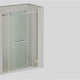ANZZI Kahn Series 48 in. x 76 in. Frameless Sliding Shower Door with Horizontal Handle