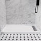 Alexander 60 in. L x 36 in. W Alcove Shower Pan Base with Right Drain in Glossy White Marine Acrylic