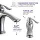 ANZZI Anfore Single Hole Single Handle Bathroom Faucet