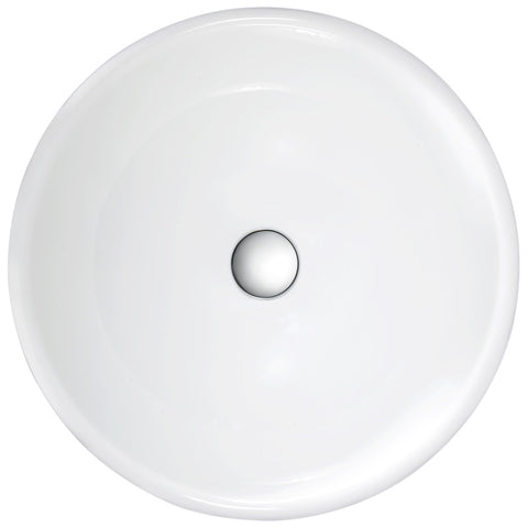 ANZZI Warika Series Vessel Sink in White