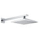 ANZZI Viace Series 1-Spray 8 in. Fixed Showerhead