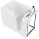 ANZZI Coupe Series 29 in. x 52 in. Right Drain Quick Fill Walk-In Soaking Tub in White