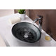 ANZZI Onyx Series Vessel Sink in Black