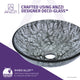 ANZZI Posh Series Deco-Glass Vessel Sink