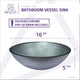 ANZZI Posh Series Deco-Glass Vessel Sink
