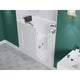 ANZZI 27 in. x 53 in. Right Drain Walk-In Whirlpool and Air Tub with Total Spa Suite in White