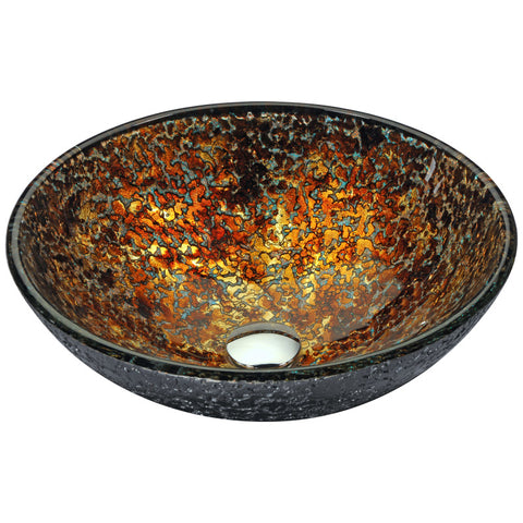 S172 - ANZZI Tuasavi Series Vessel Sink in Molten Gold