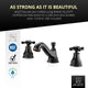 ANZZI Melody Series 8 in. Widespread 2-Handle Mid-Arc Bathroom Faucet