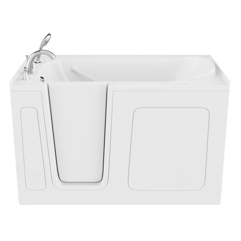 ANZZI 32 in. x 60 in. Left Drain Quick Fill Walk-In Soaking Tub in White