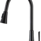 ANZZI Tulip Series 17.72 in.H Single-Handle Pull-Out Sprayer Kitchen Faucet with Brass Material in Oil Rubbed Bronze Finish