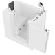 ANZZI Coupe Series 27 in. x 39 in. Right Drain Quick Fill Walk-In Whirlpool and Air Tub in White