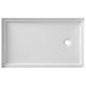 ANZZI Series 36 in. x 60 in. Single Threshold Shower Base in White