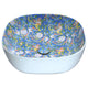 LS-AZ259 - ANZZI Byzantian Series Ceramic Vessel Sink in Mosaic Blue