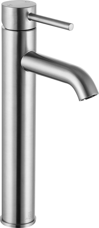 Valle Single Hole Single Handle Bathroom Faucet in Brushed Nickel