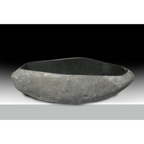 ANZZI Lovro Vessel Sink in Dark River Stone