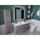 ANZZI 48 in. W x 20 in. H x 18 in. D Bath Vanity Set with Vanity Top in White with White Basin and Mirror