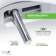 ENVO Aura Elongated 1.28 GPF Smart Bidet Toilet in White with Remote Control, Auto Flush, Heated Seat, and Deodorizer