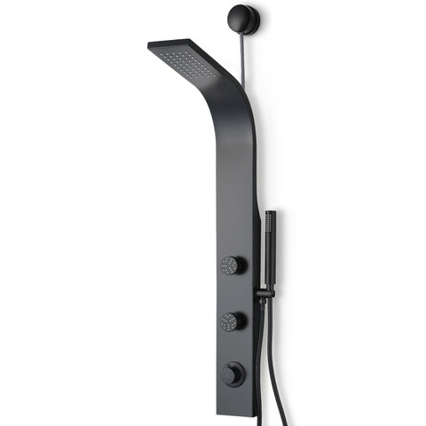 Cici Series 39 in. 2-Jetted Shower Tower with Heavy Rain Shower and Body Jets and Spray Wand