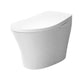 ANZZI ENVO Vail Elongated 1.28 GPF Smart Bidet Toilet in White with Remote Control, Heated Seat, Auto Flush, and Water Filter