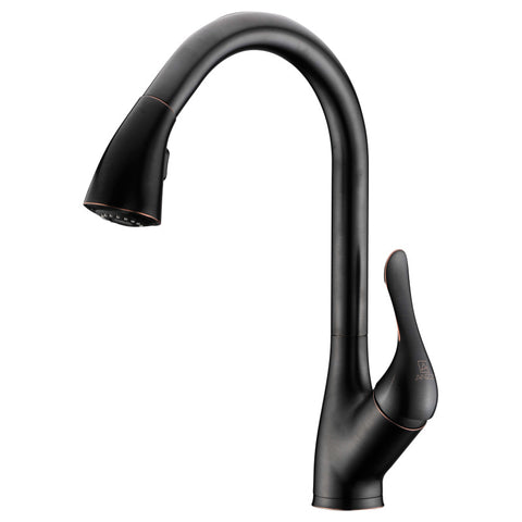 KF-AZ031ORB - ANZZI Accent Series Single-Handle Pull-Down Sprayer Kitchen Faucet in Oil Rubbed Bronze