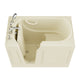 ANZZI 29 in. x 52 in. Left Drain Quick Fill Walk-In Soaking Tub in Biscuit