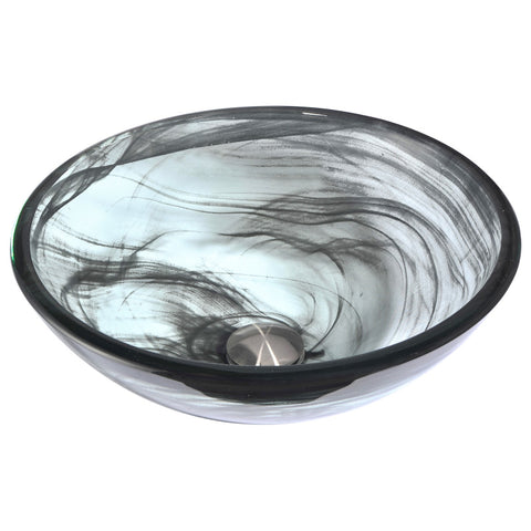 N49 - ANZZI Verabue Series Vessel Sink with Pop-Up Drain in Slumber Wisp