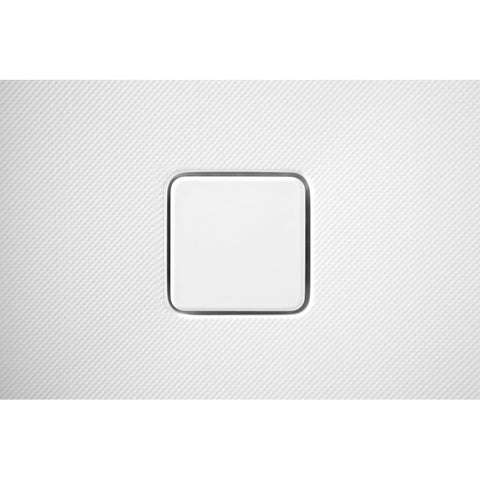 ANZZI Series 36 in. x 36 in. Double Threshold Shower Base in White