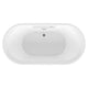 ANZZI Jetson Series 67" Air Jetted Freestanding Acrylic Bathtub in White