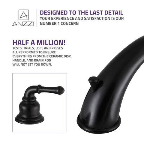 ANZZI Prince 8 in. Widespread 2-Handle Bathroom Faucet