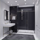 ANZZI Madam Series 60 in. by 76 in. Frameless Sliding Shower Door with Handle