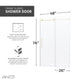 ANZZI Leon Series 48 in. by 76 in. Frameless Sliding Shower Door with Handle