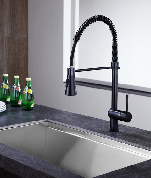 Carriage Single-Handle Standard Kitchen Faucet in Oil Rubbed Bronze