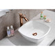 ANZZI Deux Series Ceramic Vessel Sink in White