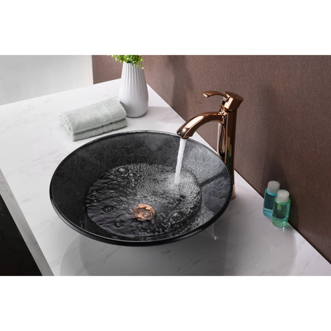 LS-AZ8215-R - ANZZI Vessel Sink in Arctic Sheer